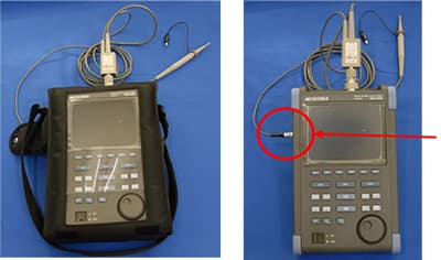 写真-左側面にFET電源出力端子を装備